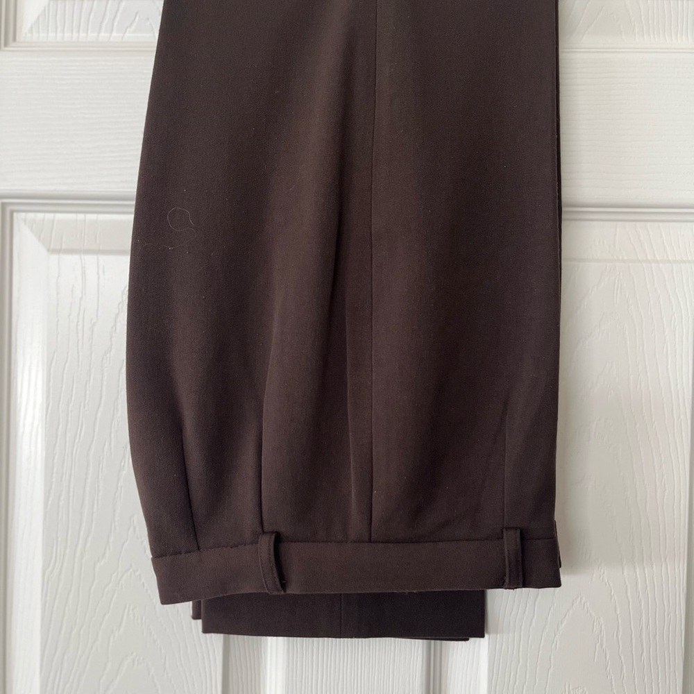 Style & Co. Women's Petite Brown Straight Leg Pants